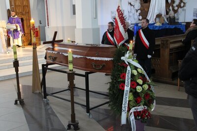 Nabożeństwo pogrzebowe w kościele św. Rocha