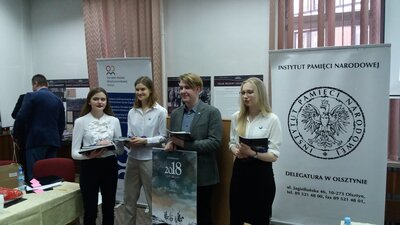 Regionalny Turniej Debat Oksfordzkich. Laureaci II miejsca, ekipa I LO w Olsztynie