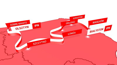 Biało-czerwony szlak Niepodległości w Polsce północno-wschodniej