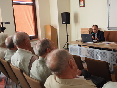 Wykładu wysłuchali kombatanci i członkowie rodzin Ofiar zbrodni niemieckich