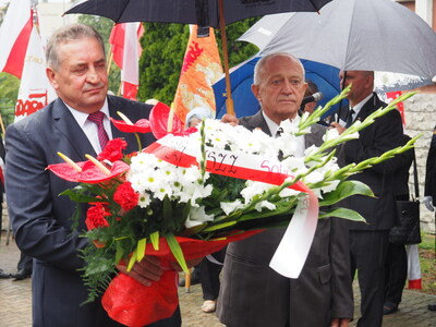 Kwiaty od Przewodniczącego podlaskiej „Solidarności”