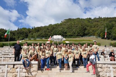 Uczestnicy tegorocznej ekspedycji na Monte Cassino