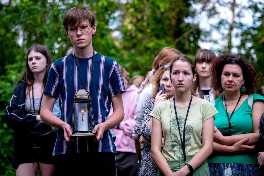 Wyjazd finalistów konkursu „W kręgu pamięci i prozy lagrowej więźniarek KL Ravensbrück” do Niemiec i odwiedzenie Miejsca Pamięci i Przestrogi Ravensbrück – 24-27 maja 2024, fot. Krzysztof Łojko (IPN)