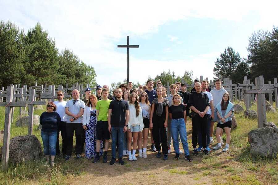 Wyjazd edukacyjny śladami operacji „Ostra Brama” młodzież ze szkół średnich z województwa podlaskiego – 26-29 maja 2024, fot. Karolina Dobek (IPN)