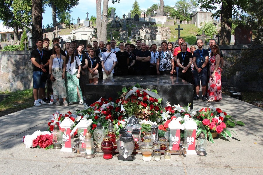 Wyjazd edukacyjny śladami operacji „Ostra Brama” młodzież ze szkół średnich z województwa podlaskiego – 26-29 maja 2024, fot. Karolina Dobek (IPN)