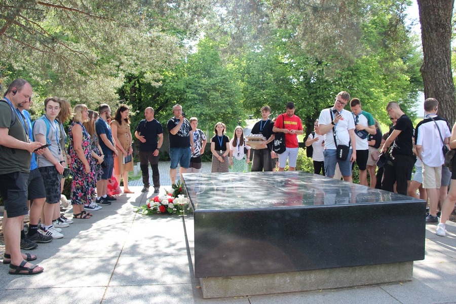 Wyjazd edukacyjny śladami operacji „Ostra Brama” młodzież ze szkół średnich z województwa podlaskiego – 26-29 maja 2024, fot. Karolina Dobek (IPN)