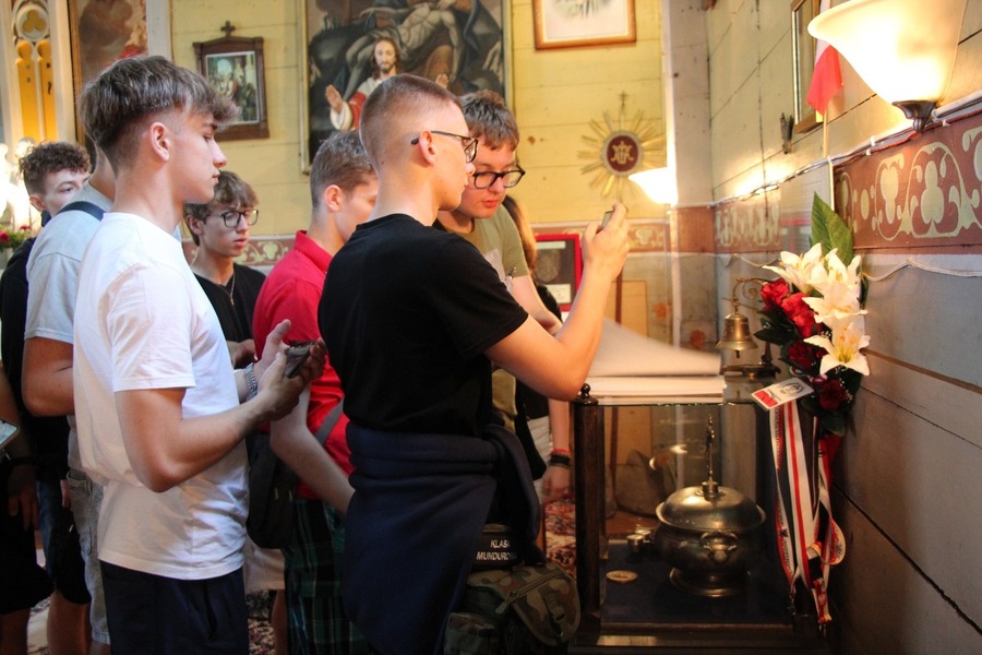 Wyjazd edukacyjny śladami operacji „Ostra Brama” młodzież ze szkół średnich z województwa podlaskiego – 26-29 maja 2024, fot. Karolina Dobek (IPN)