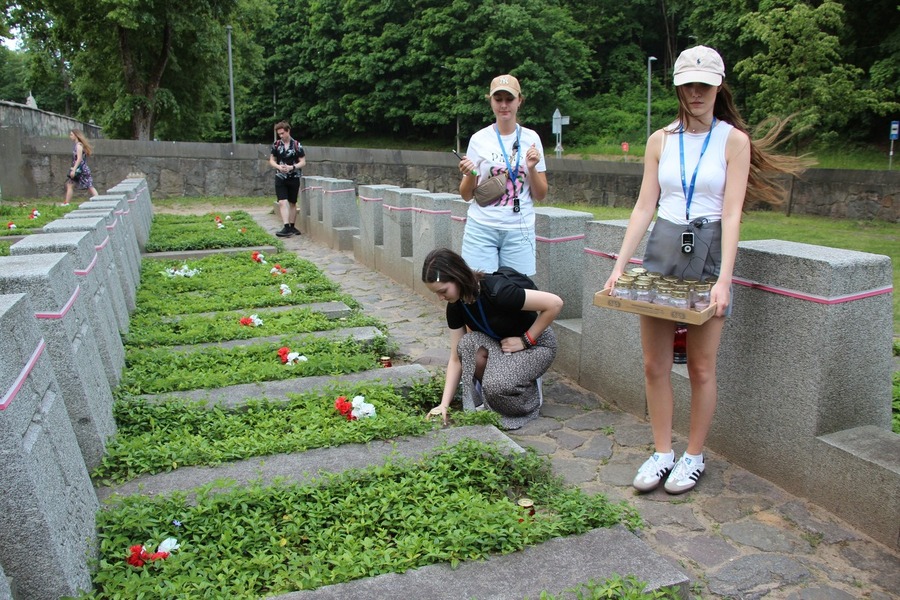 Wyjazd edukacyjny śladami operacji „Ostra Brama” młodzież ze szkół średnich z województwa podlaskiego – 26-29 maja 2024, fot. Karolina Dobek (IPN)
