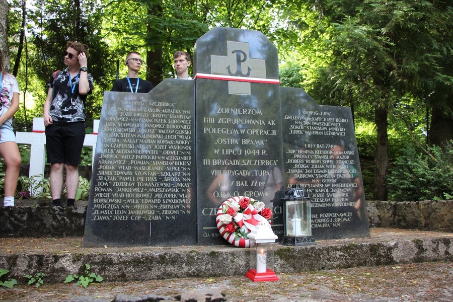 Wyjazd edukacyjny śladami operacji „Ostra Brama” młodzież ze szkół średnich z województwa podlaskiego – 26-29 maja 2024, fot. Karolina Dobek (IPN)