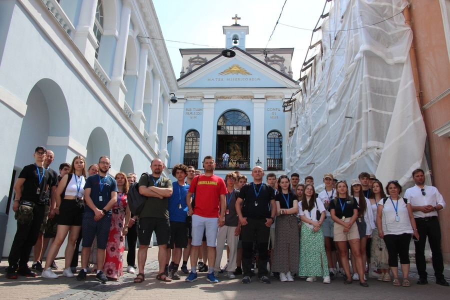 Wyjazd edukacyjny śladami operacji „Ostra Brama” młodzież ze szkół średnich z województwa podlaskiego – 26-29 maja 2024, fot. Karolina Dobek (IPN)