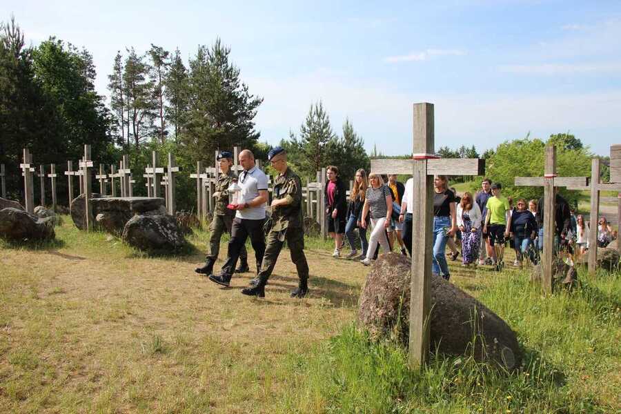Wyjazd edukacyjny śladami operacji „Ostra Brama” młodzież ze szkół średnich z województwa podlaskiego – 26-29 maja 2024, fot. Karolina Dobek (IPN)