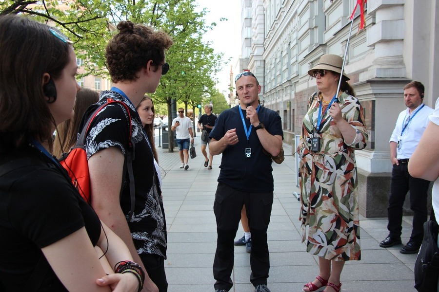 Wyjazd edukacyjny śladami operacji „Ostra Brama” młodzież ze szkół średnich z województwa podlaskiego – 26-29 maja 2024, fot. Karolina Dobek (IPN)