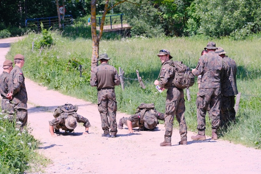 Patrol Szlakiem Służb Granicznych „Stulecie wierności Rzeczypospolitej" – 8 czerwca 2024, fot. Paula Prudziłowicz, Bartłomiej Gawrylczyk (IPN)