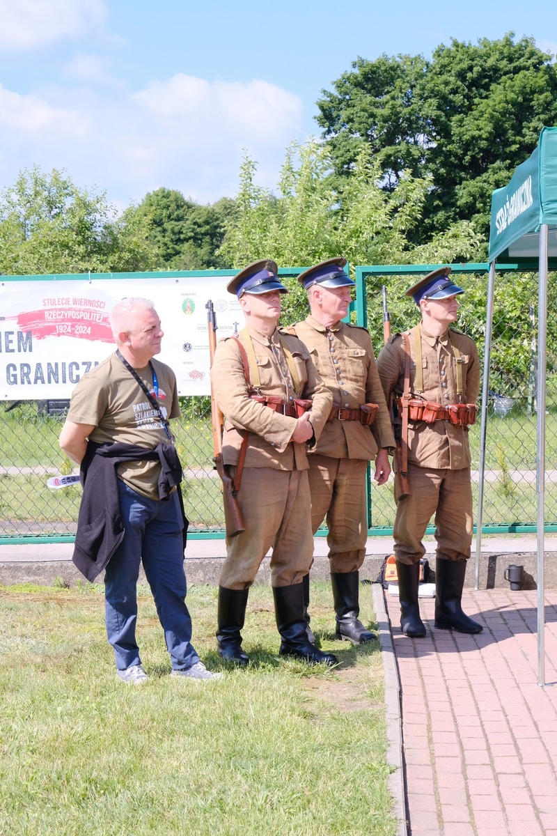 Patrol Szlakiem Służb Granicznych „Stulecie wierności Rzeczypospolitej" – 8 czerwca 2024, fot. Paula Prudziłowicz, Bartłomiej Gawrylczyk (IPN)