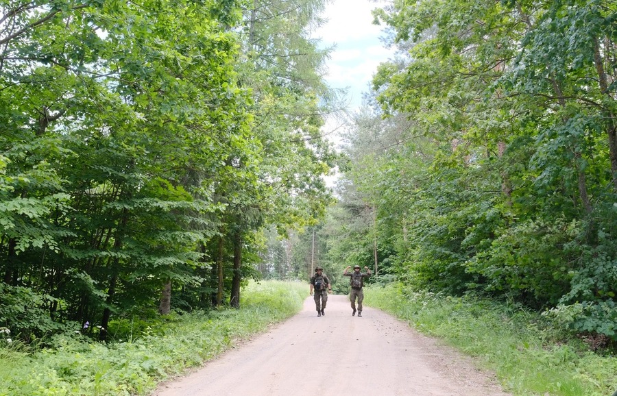 Patrol Szlakiem Służb Granicznych „Stulecie wierności Rzeczypospolitej" – 8 czerwca 2024, fot. Paula Prudziłowicz, Bartłomiej Gawrylczyk (IPN)