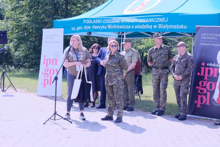 Patrol Szlakiem Służb Granicznych „Stulecie wierności Rzeczypospolitej" – 8 czerwca 2024, fot. Paula Prudziłowicz, Bartłomiej Gawrylczyk (IPN)