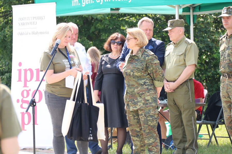 Patrol Szlakiem Służb Granicznych „Stulecie wierności Rzeczypospolitej" – 8 czerwca 2024, fot. Paula Prudziłowicz, Bartłomiej Gawrylczyk (IPN)