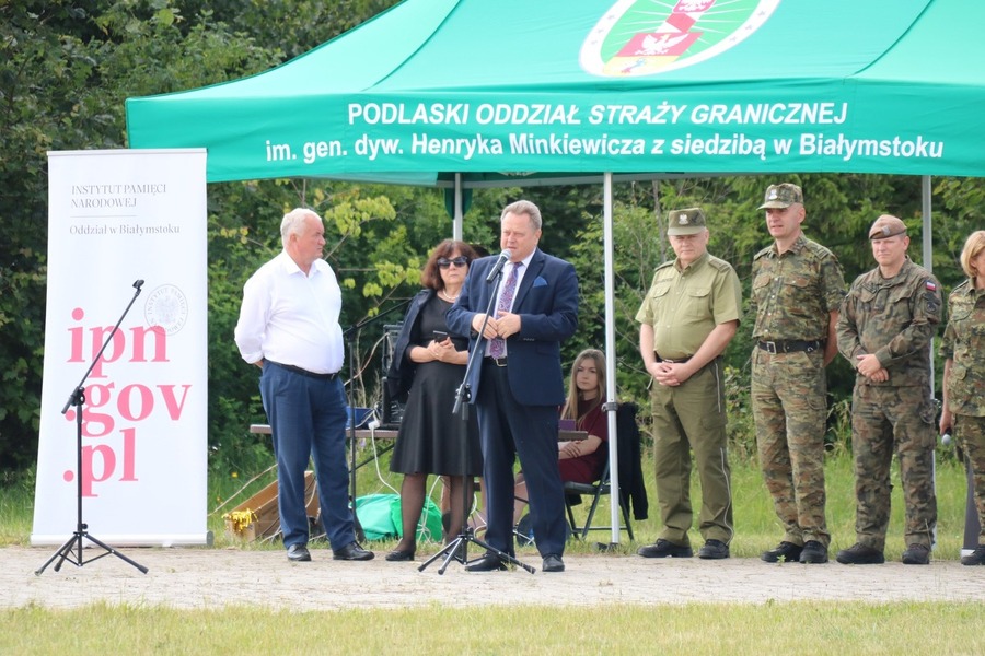 Patrol Szlakiem Służb Granicznych „Stulecie wierności Rzeczypospolitej" – 8 czerwca 2024, fot. Paula Prudziłowicz, Bartłomiej Gawrylczyk (IPN)