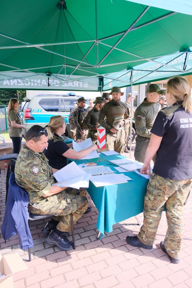 Patrol Szlakiem Służb Granicznych „Stulecie wierności Rzeczypospolitej" – 8 czerwca 2024, fot. Paula Prudziłowicz, Bartłomiej Gawrylczyk (IPN)