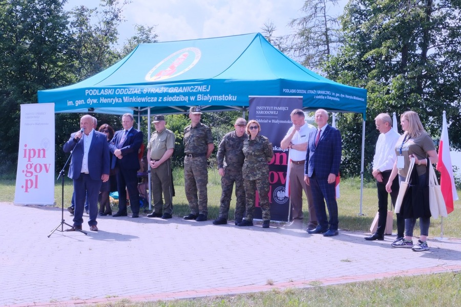 Patrol Szlakiem Służb Granicznych „Stulecie wierności Rzeczypospolitej" – 8 czerwca 2024, fot. Paula Prudziłowicz, Bartłomiej Gawrylczyk (IPN)