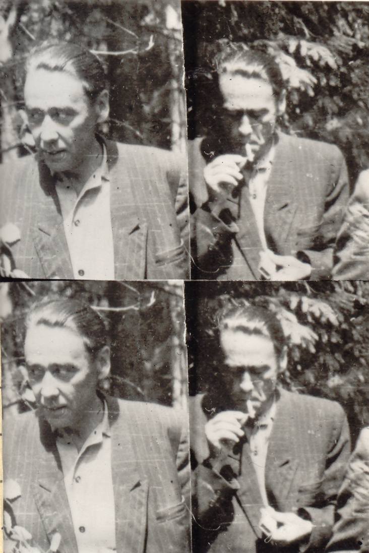 Ppłk Antoni Olechnowicz w obiektywie ubeckiego aparatu fotograficznego. Mimo prób zgubienia „ogona” został aresztowany w czerwcu 1948 r.