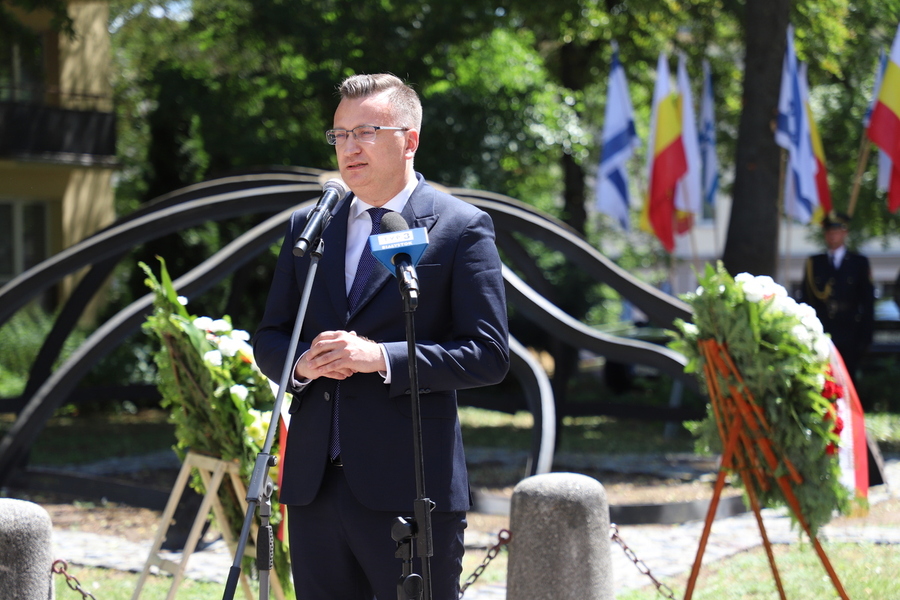 83. rocznica spalenia Wielkiej Synagogi – 27 czerwca 2024, fot. Paula Prudziłowicz (IPN)