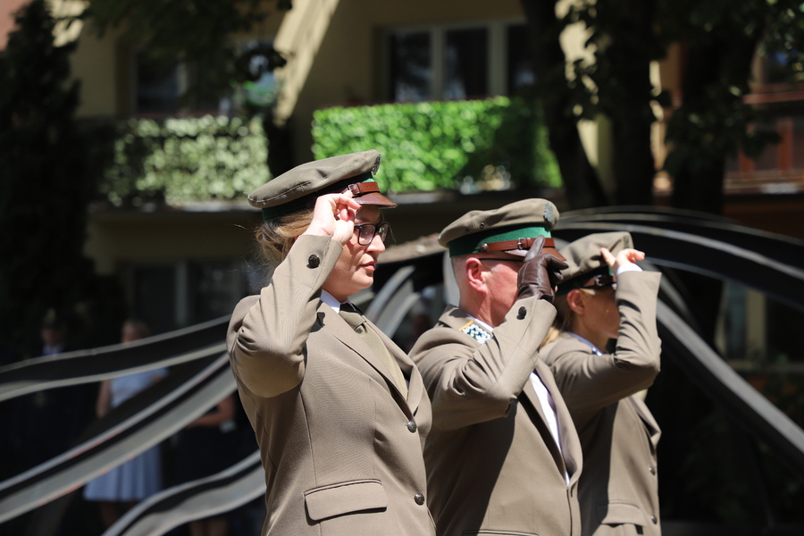 83. rocznica spalenia Wielkiej Synagogi – 27 czerwca 2024, fot. Paula Prudziłowicz (IPN)