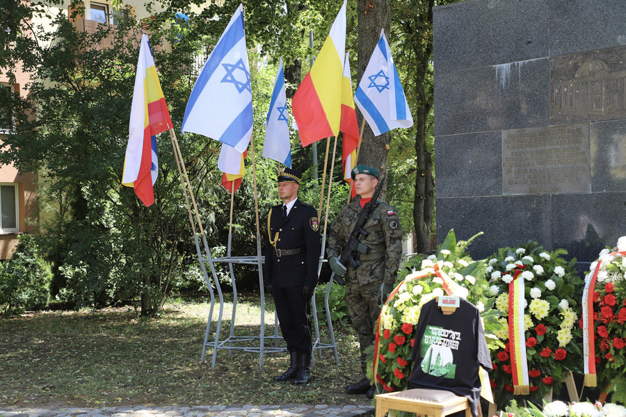 83. rocznica spalenia Wielkiej Synagogi – 27 czerwca 2024, fot. Paula Prudziłowicz (IPN)