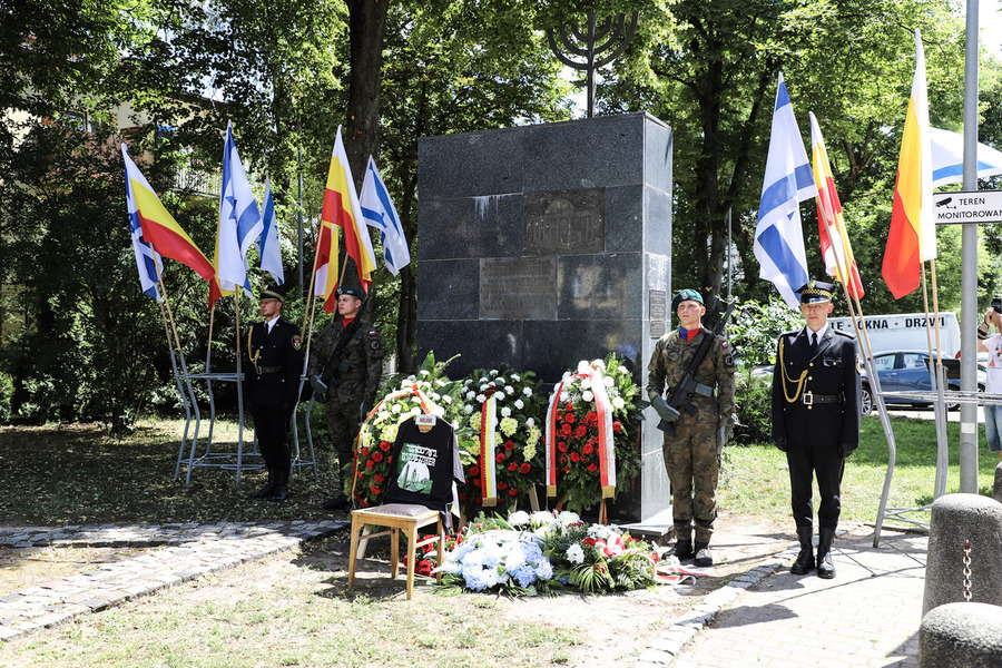 83. rocznica spalenia Wielkiej Synagogi – 27 czerwca 2024, fot. Paula Prudziłowicz (IPN)