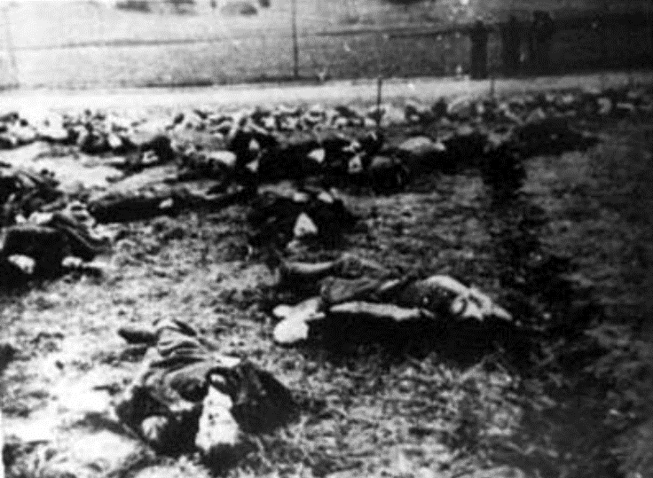 Zakładnicy rozstrzelani przez Niemców