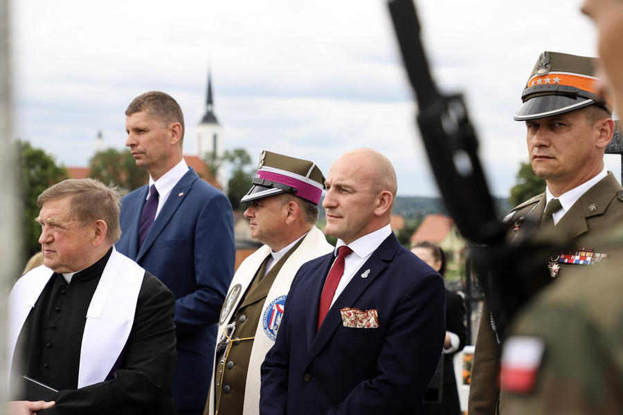 Uroczystość odsłonięcia i poświęcenia wyremontowanego nagrobka ks. kpt. Wiktora Gogolińskiego ps. „Wiktor” – 2 lipca 2024, fot. Paula Prudziłowicz (IPN)