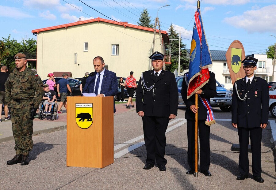 Odsłonięcie muralu mjr. dypl. Mieczysława Potockiego „Węgielnego” w Goniądzu – 4 lipca 2024, fot. Paula Prudziłowicz (IPN)