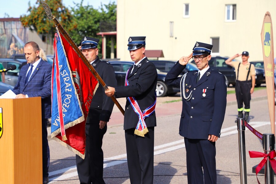 Odsłonięcie muralu mjr. dypl. Mieczysława Potockiego „Węgielnego” w Goniądzu – 4 lipca 2024, fot. Paula Prudziłowicz (IPN)