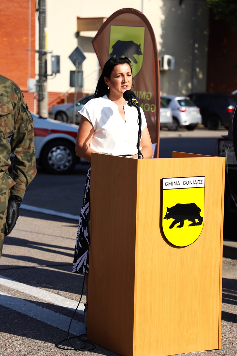 Odsłonięcie muralu mjr. dypl. Mieczysława Potockiego „Węgielnego” w Goniądzu – 4 lipca 2024, fot. Paula Prudziłowicz (IPN)