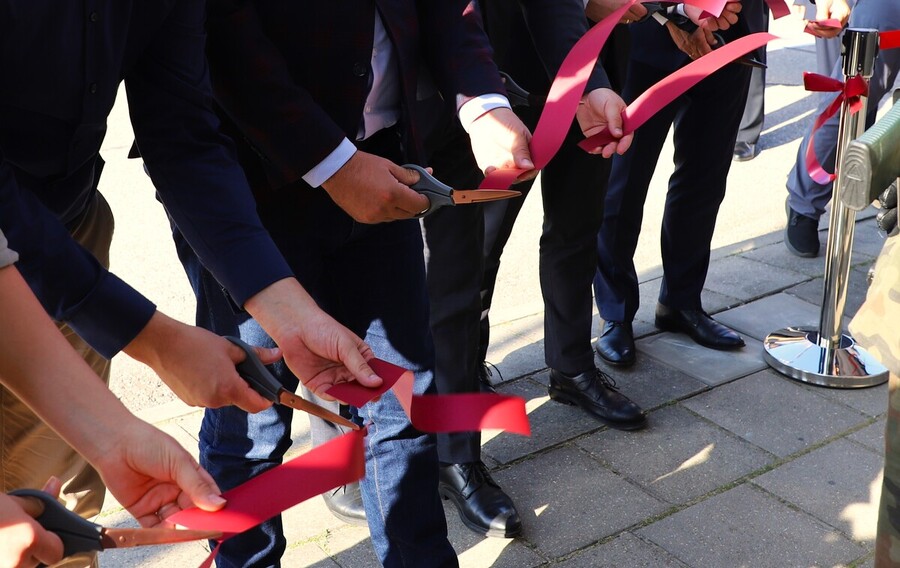 Odsłonięcie muralu mjr. dypl. Mieczysława Potockiego „Węgielnego” w Goniądzu – 4 lipca 2024, fot. Paula Prudziłowicz (IPN)