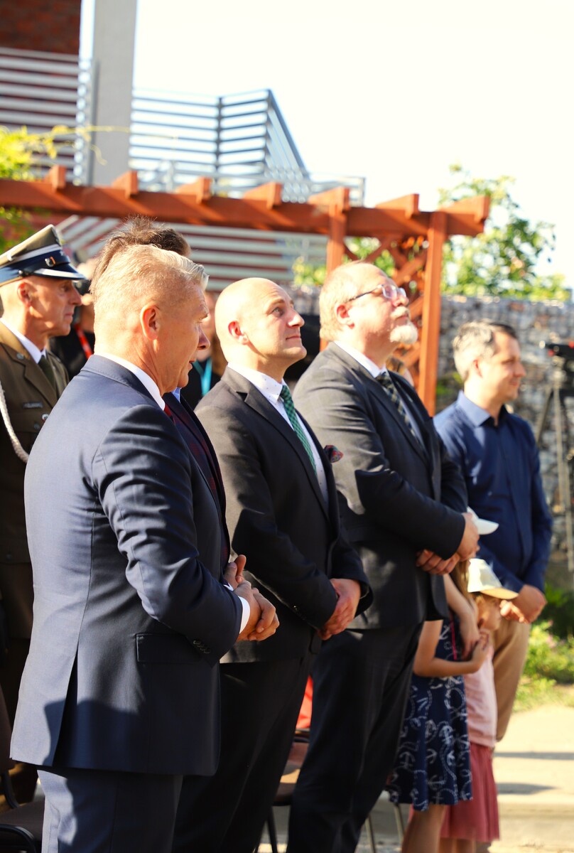 Odsłonięcie muralu mjr. dypl. Mieczysława Potockiego „Węgielnego” w Goniądzu – 4 lipca 2024, fot. Paula Prudziłowicz (IPN)