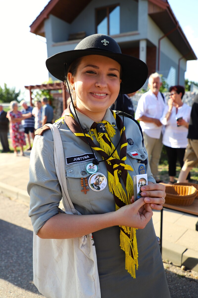 Odsłonięcie muralu mjr. dypl. Mieczysława Potockiego „Węgielnego” w Goniądzu – 4 lipca 2024, fot. Paula Prudziłowicz (IPN)