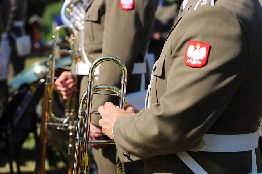 Uroczyste obchody 80. rocznicy operacji „Ostra Brama”. Ceremonia składania wieńców w kwaterze poległych żołnierzy Armii Krajowej w Skorbucianach – 6 lipca 2024, fot. Paula Prudziłowicz (IPN)