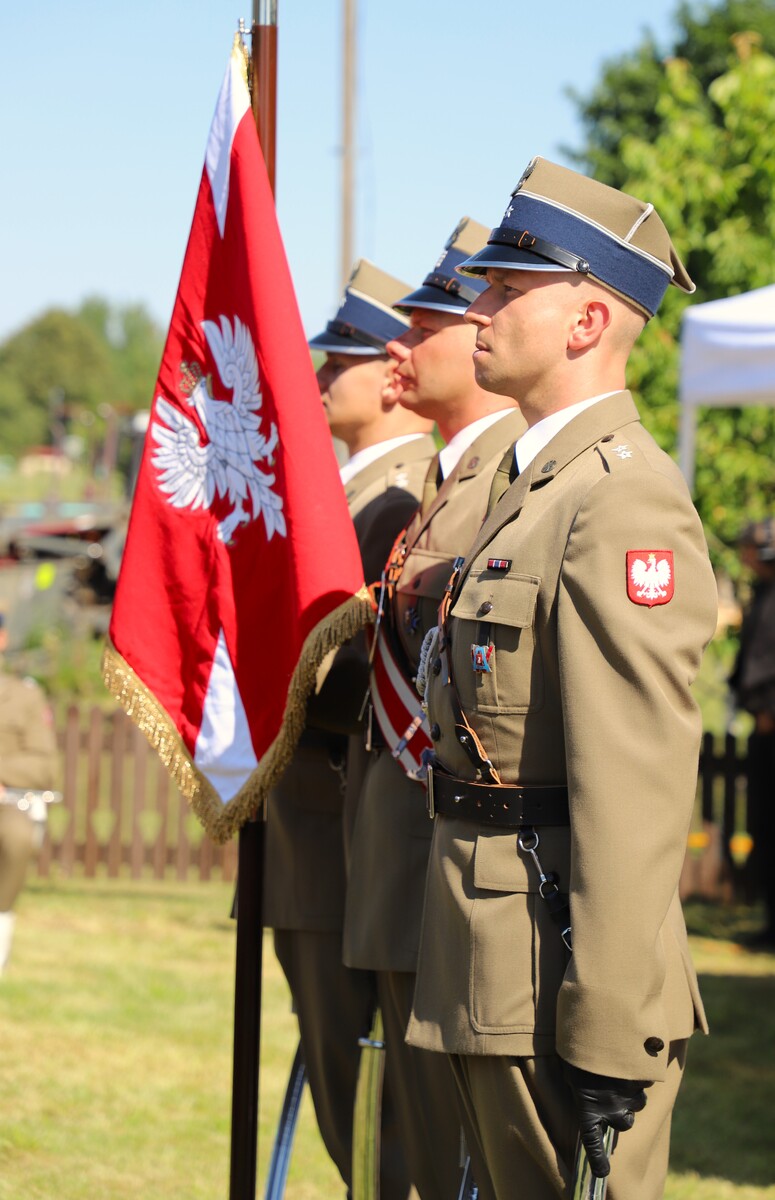 Uroczyste obchody 80. rocznicy operacji „Ostra Brama”. Ceremonia składania wieńców w kwaterze poległych żołnierzy Armii Krajowej w Skorbucianach – 6 lipca 2024, fot. Paula Prudziłowicz (IPN)