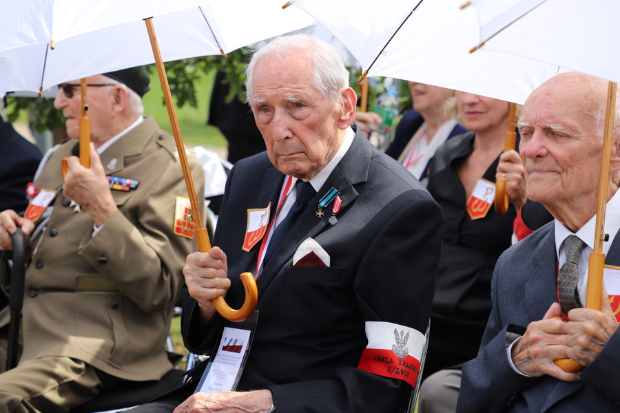 Uroczyste obchody 80. rocznicy operacji „Ostra Brama”. Ceremonia składania wieńców w Boguszach – 6 lipca 2024, fot. Paula Prudziłowicz (IPN)
