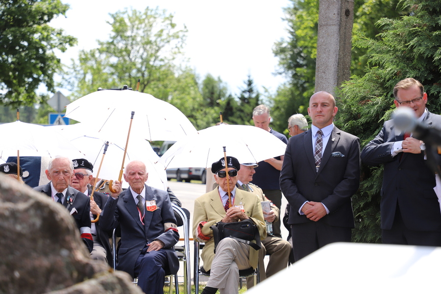 Uroczyste obchody 80. rocznicy operacji „Ostra Brama”. Ceremonia składania wieńców w Boguszach – 6 lipca 2024, fot. Paula Prudziłowicz (IPN)