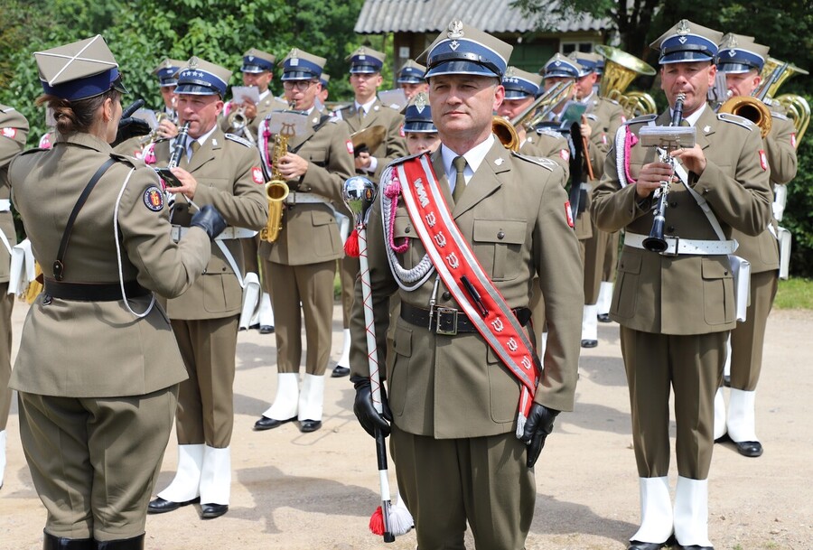 Uroczyste obchody 80. rocznicy operacji „Ostra Brama”. Ceremonia składania wieńców w Boguszach – 6 lipca 2024, fot. Paula Prudziłowicz (IPN)
