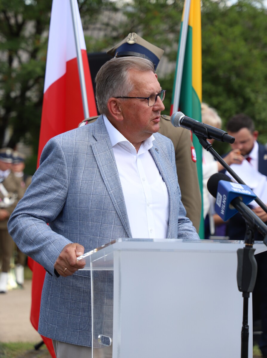 Uroczyste obchody 80. rocznicy operacji „Ostra Brama”. Ceremonia składania wieńców w Boguszach – 6 lipca 2024, fot. Paula Prudziłowicz (IPN)