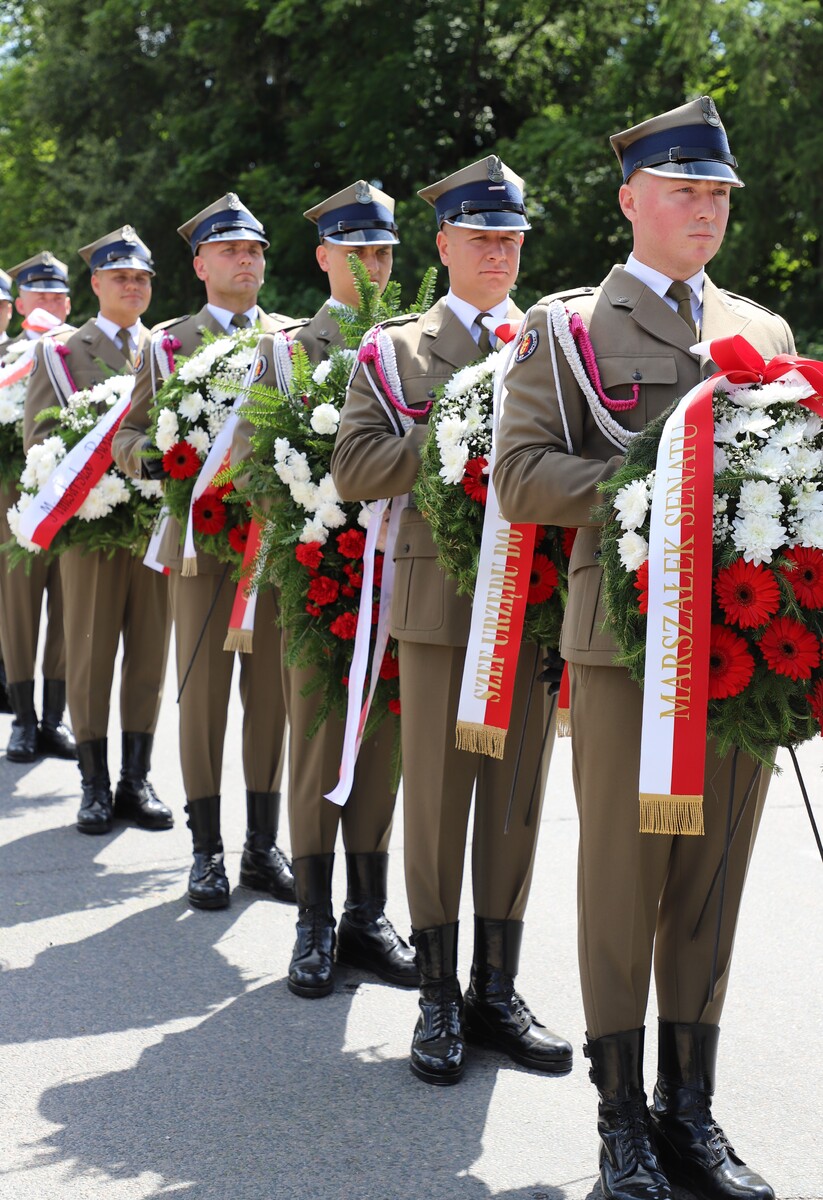 Uroczyste obchody 80. rocznicy operacji „Ostra Brama”. Ceremonia składania wieńców w Boguszach – 6 lipca 2024, fot. Paula Prudziłowicz (IPN)