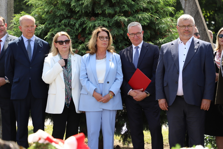 Uroczyste obchody 80. rocznicy operacji „Ostra Brama”. Ceremonia składania wieńców w Boguszach – 6 lipca 2024, fot. Paula Prudziłowicz (IPN)