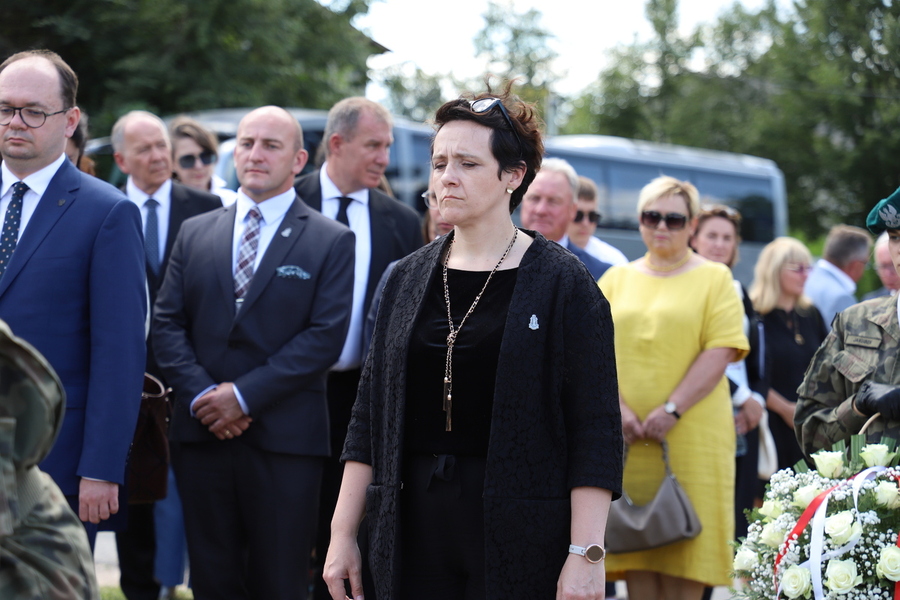 Uroczyste obchody 80. rocznicy operacji „Ostra Brama”. Ceremonia składania wieńców w Boguszach – 6 lipca 2024, fot. Paula Prudziłowicz (IPN)