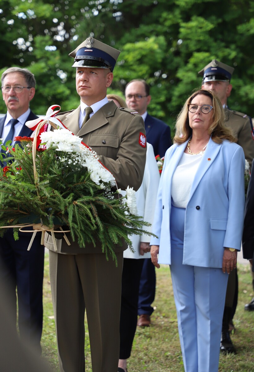 Uroczyste obchody 80. rocznicy operacji „Ostra Brama”. Ceremonia składania wieńców w Boguszach – 6 lipca 2024, fot. Paula Prudziłowicz (IPN)