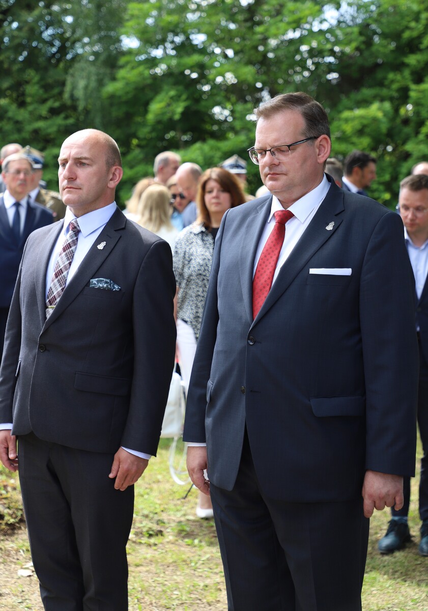 Uroczyste obchody 80. rocznicy operacji „Ostra Brama”. Ceremonia składania wieńców w Boguszach – 6 lipca 2024, fot. Paula Prudziłowicz (IPN)