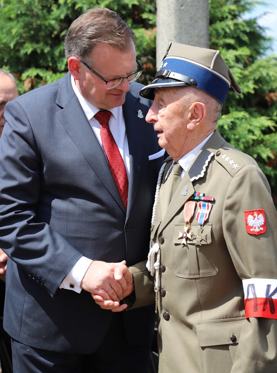 Uroczyste obchody 80. rocznicy operacji „Ostra Brama”. Ceremonia składania wieńców w Boguszach – 6 lipca 2024, fot. Paula Prudziłowicz (IPN)