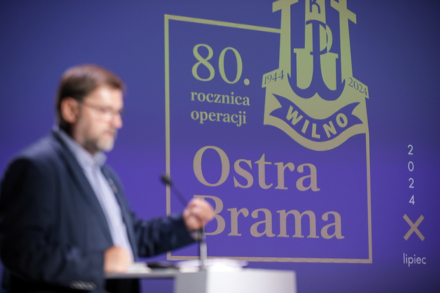 Uroczyste obchody 80. rocznicy operacji „Ostra Brama”. Konferencja naukowa „Przed Warszawą było Wilno” – 6 lipca 2024, fot. Mikołaj Bujak (IPN)
